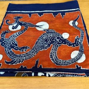 Chinese Batik Dragon Print Tablecloth